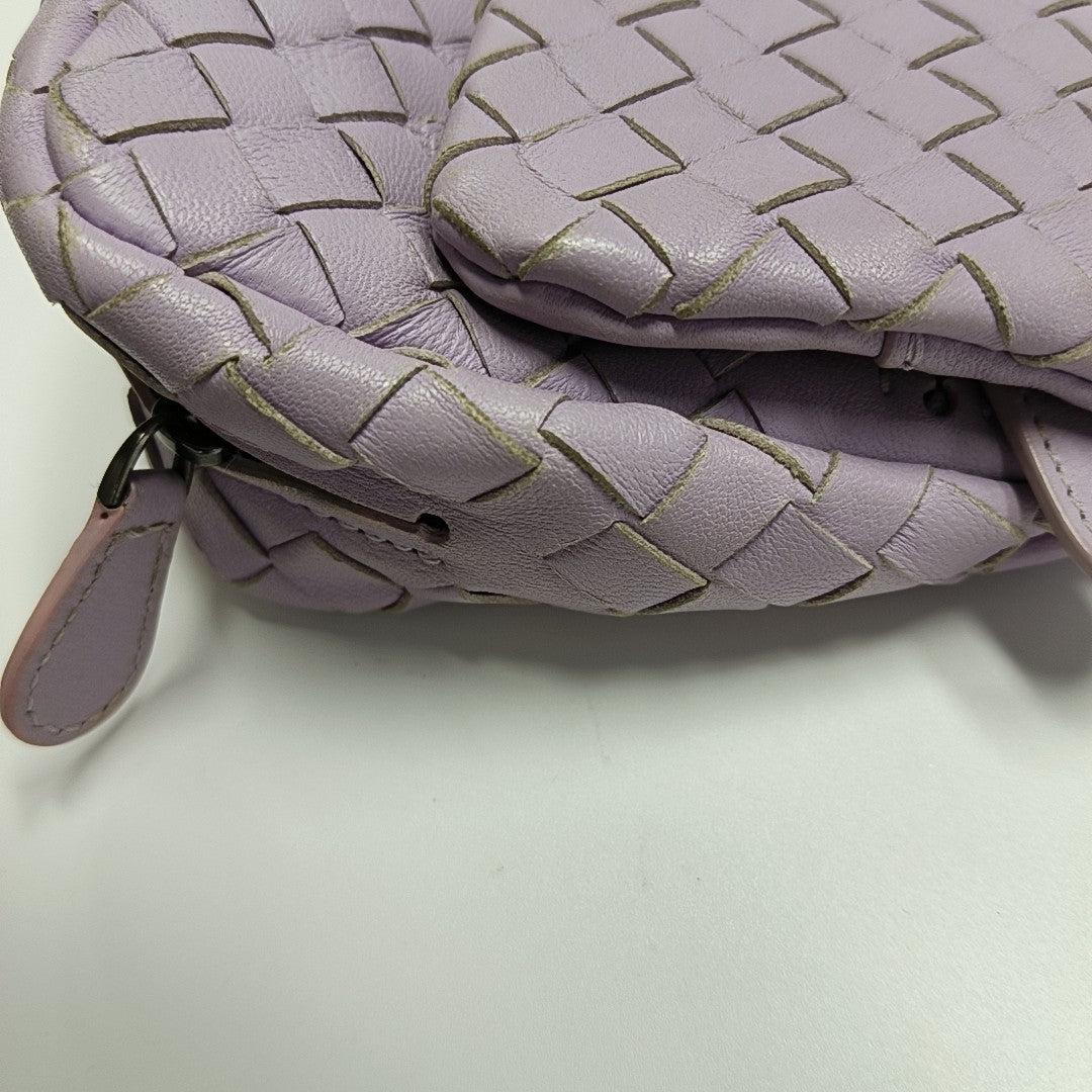 Lambskin Shoulder Bag Purple