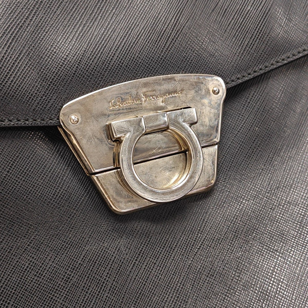 Calfskin Shoulder Bag Black