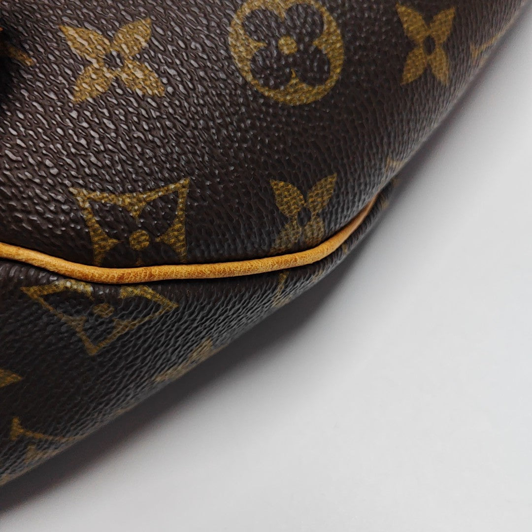SAC SOUPLE 55 Monogram Coated Canvas Brown