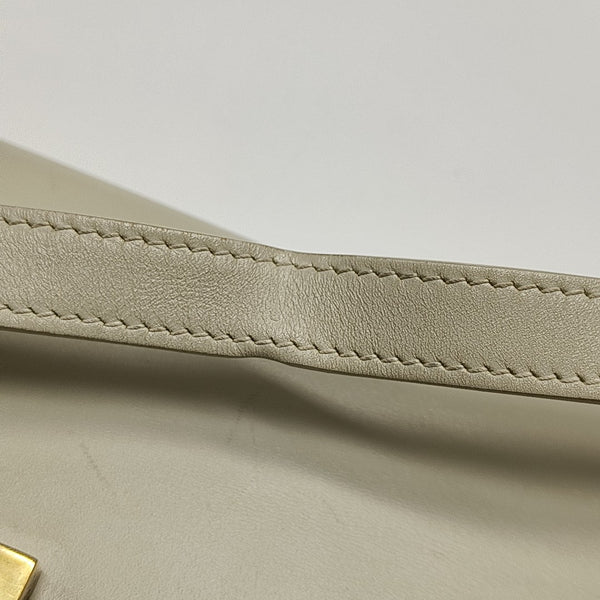 LE CARRÉ Small Calfskin White
