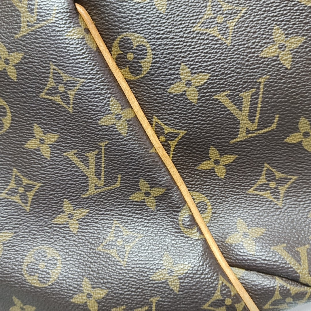 TOTALLY MM Monogram Coated Canvas Brown