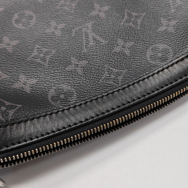 TRIO Monogram Coated Canvas Gray