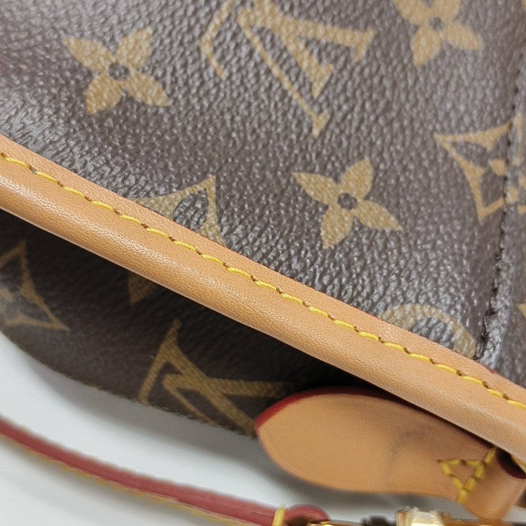 DIANE Monogram Coated Canvas Brown