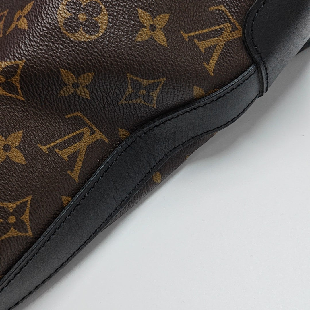 DAVIS Monogram Coated Canvas Brown