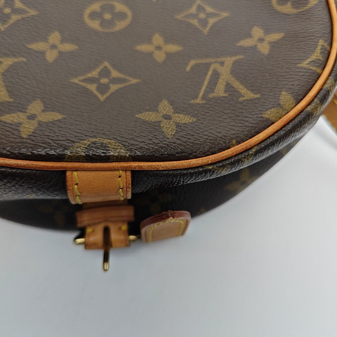 TAMBOURINE Monogram Coated Canvas Brown