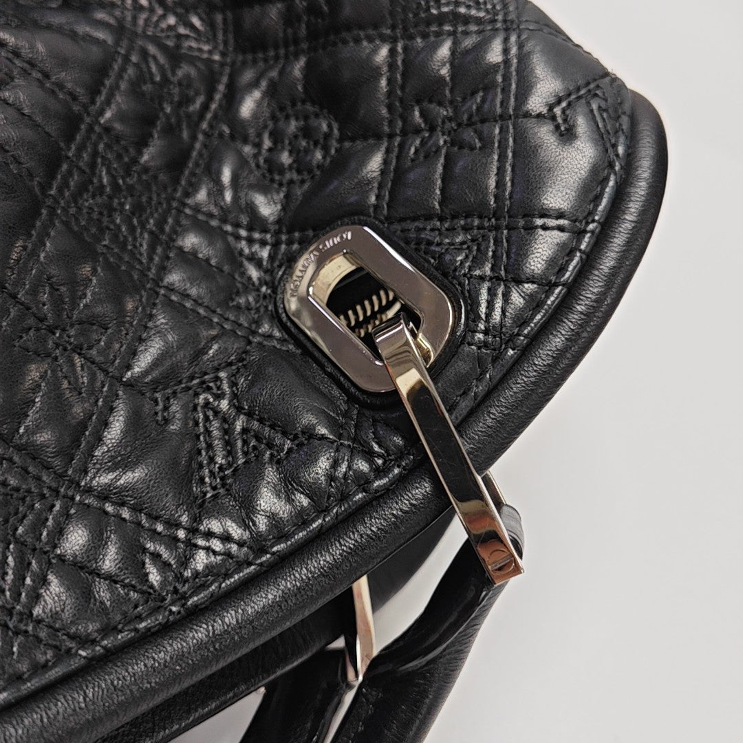 LILIA Monogram Calfskin Black
