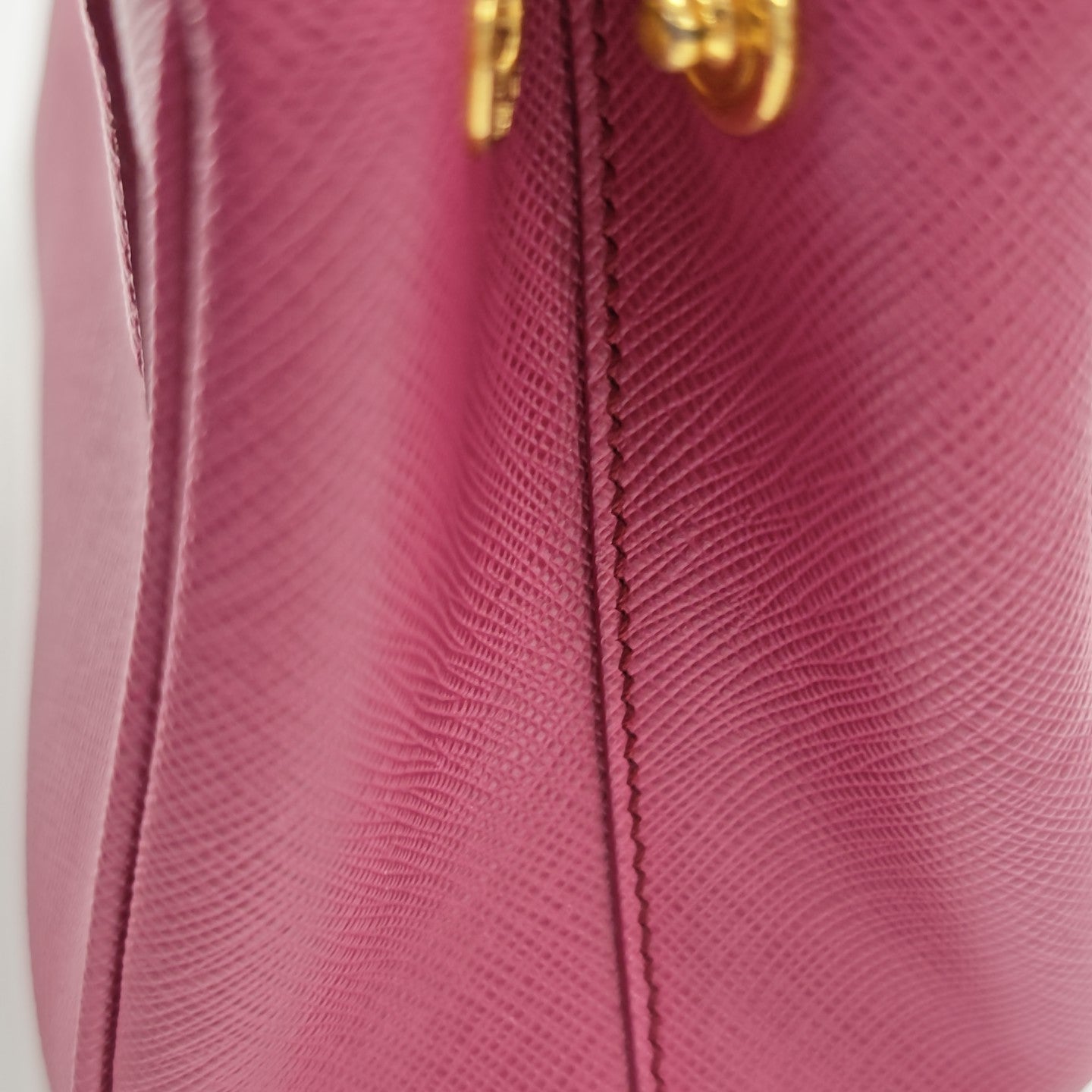 Galleria Super Mini Saffiano Calfskin Red