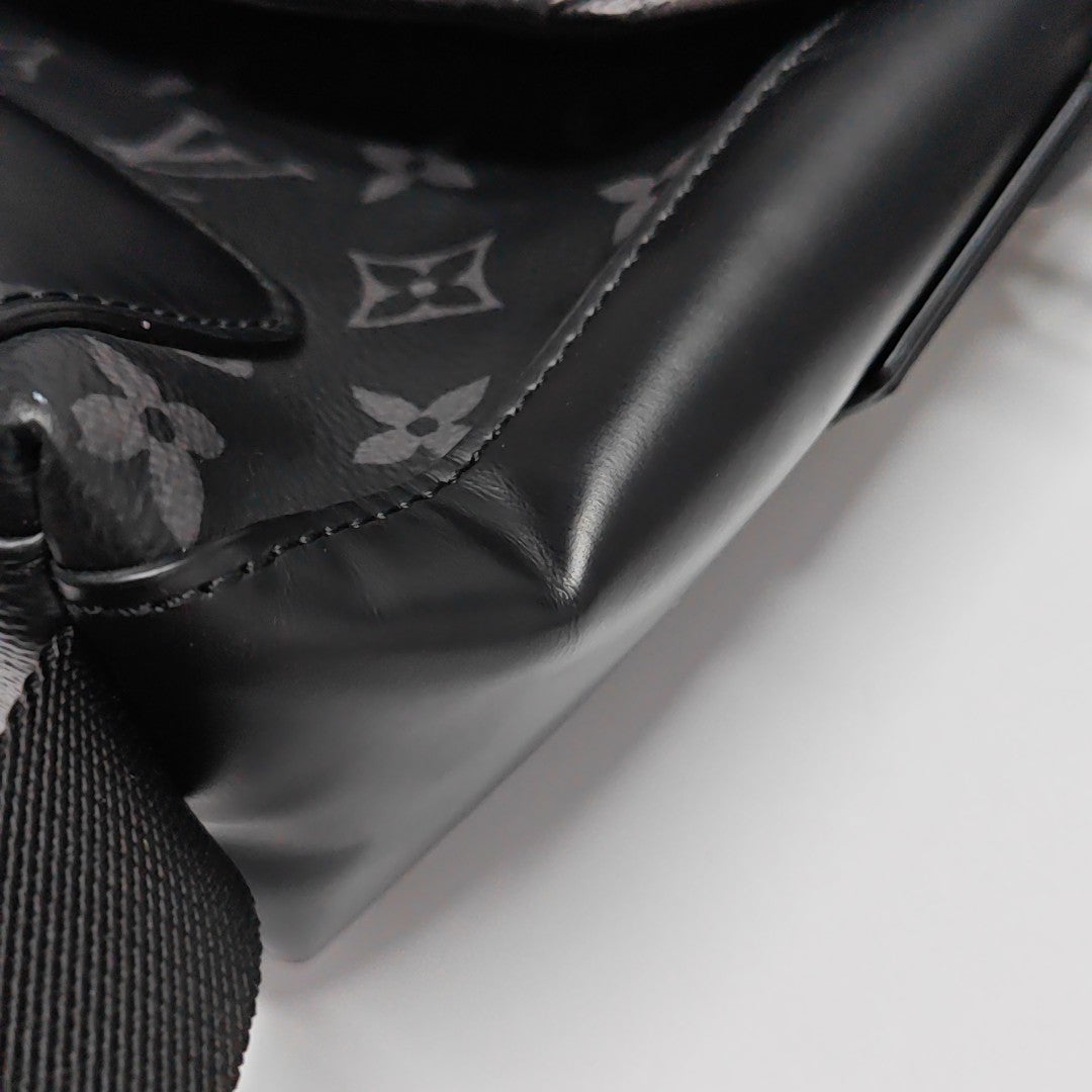 VOYAGER PM Monogram Coated Canvas Black