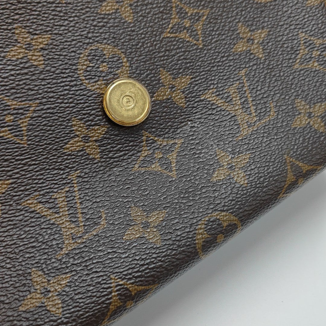 LOCKY BB Monogram Coated Canvas Brown
