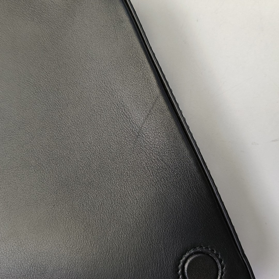 Calfskin Top Handle Bag Black