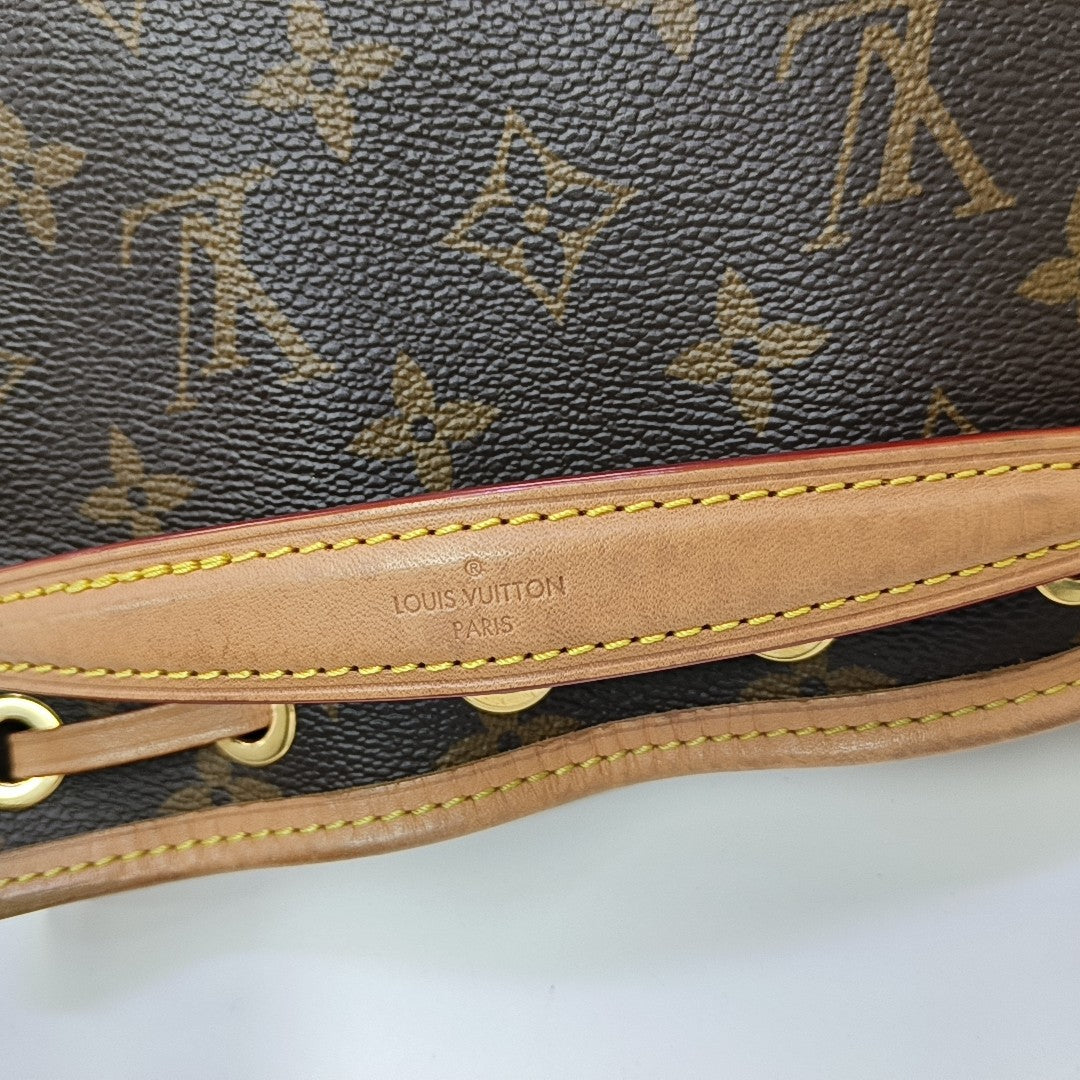 NOÉ Nano Monogram Coated Canvas Brown