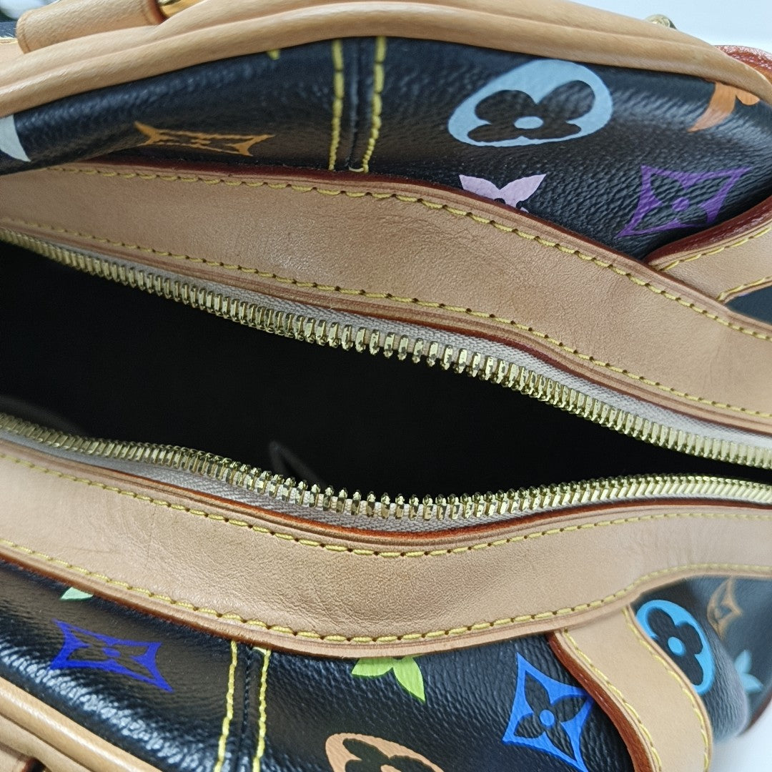 LV × TM CLAUDIA Monogram Coated Canvas Black