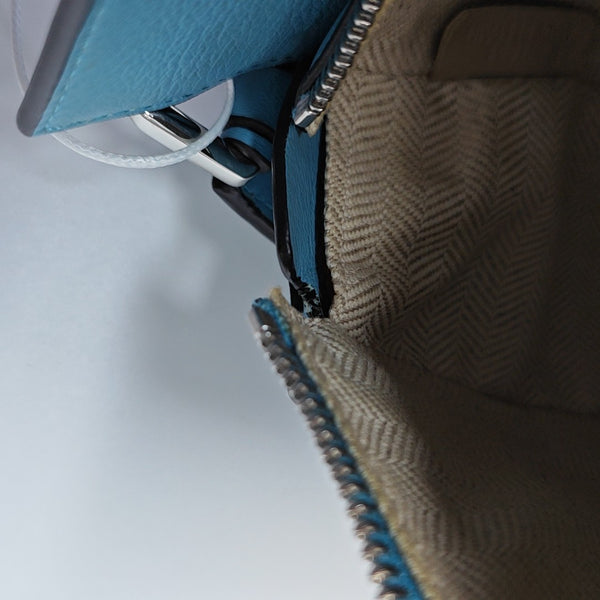 Puzzle Mini Calfskin Blue