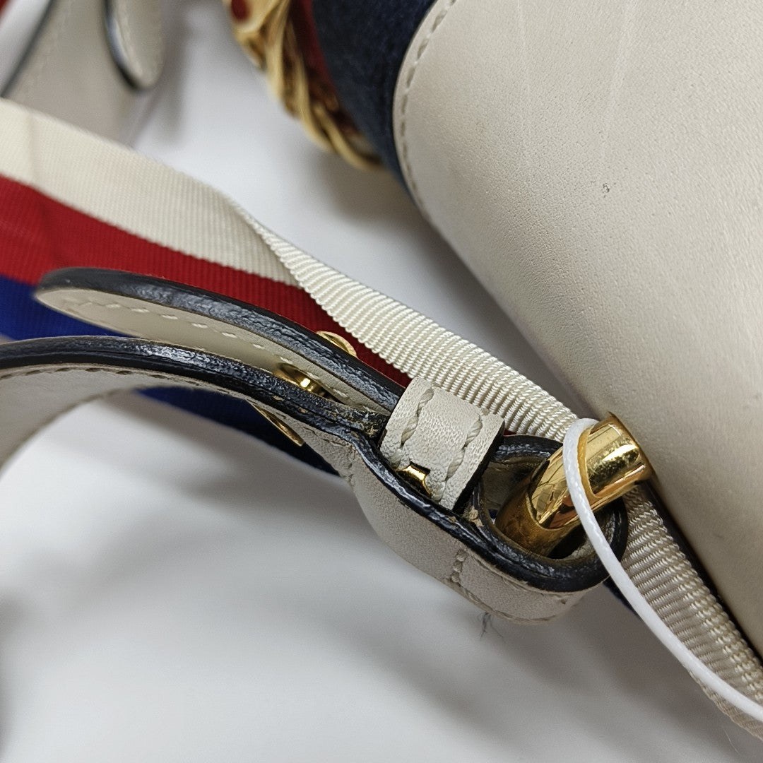 Sylvie Small Calfskin White