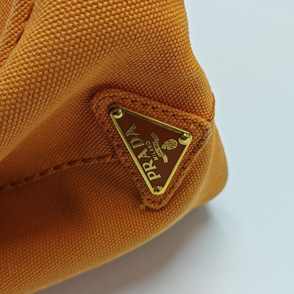 Denim Quilted Canvas Orange