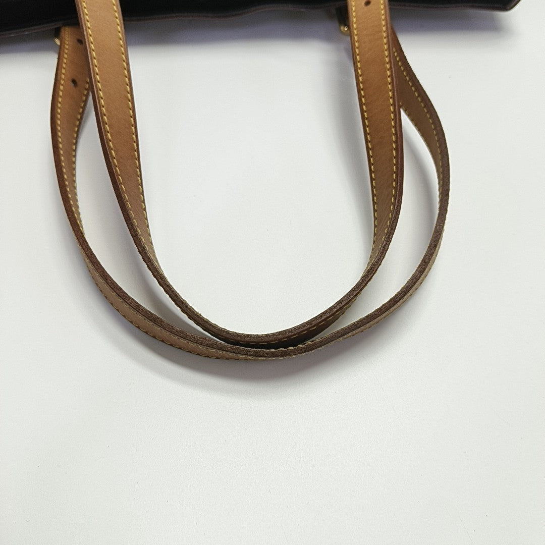BRENTWOOD Monogram Patent Calfskin Red