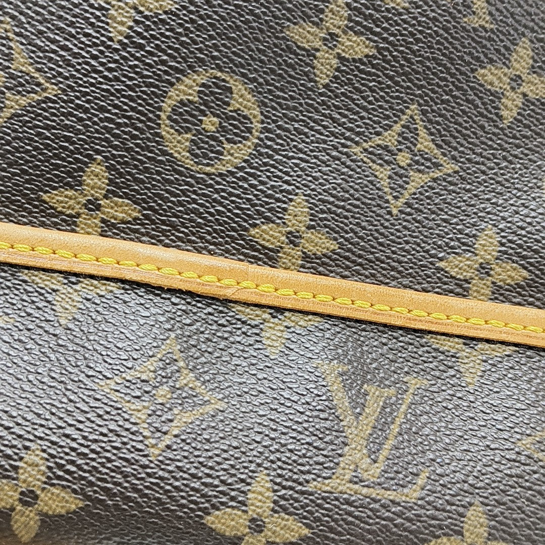TIKAL Monogram Coated Canvas Brown