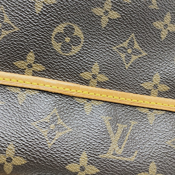 TIKAL Monogram Coated Canvas Brown