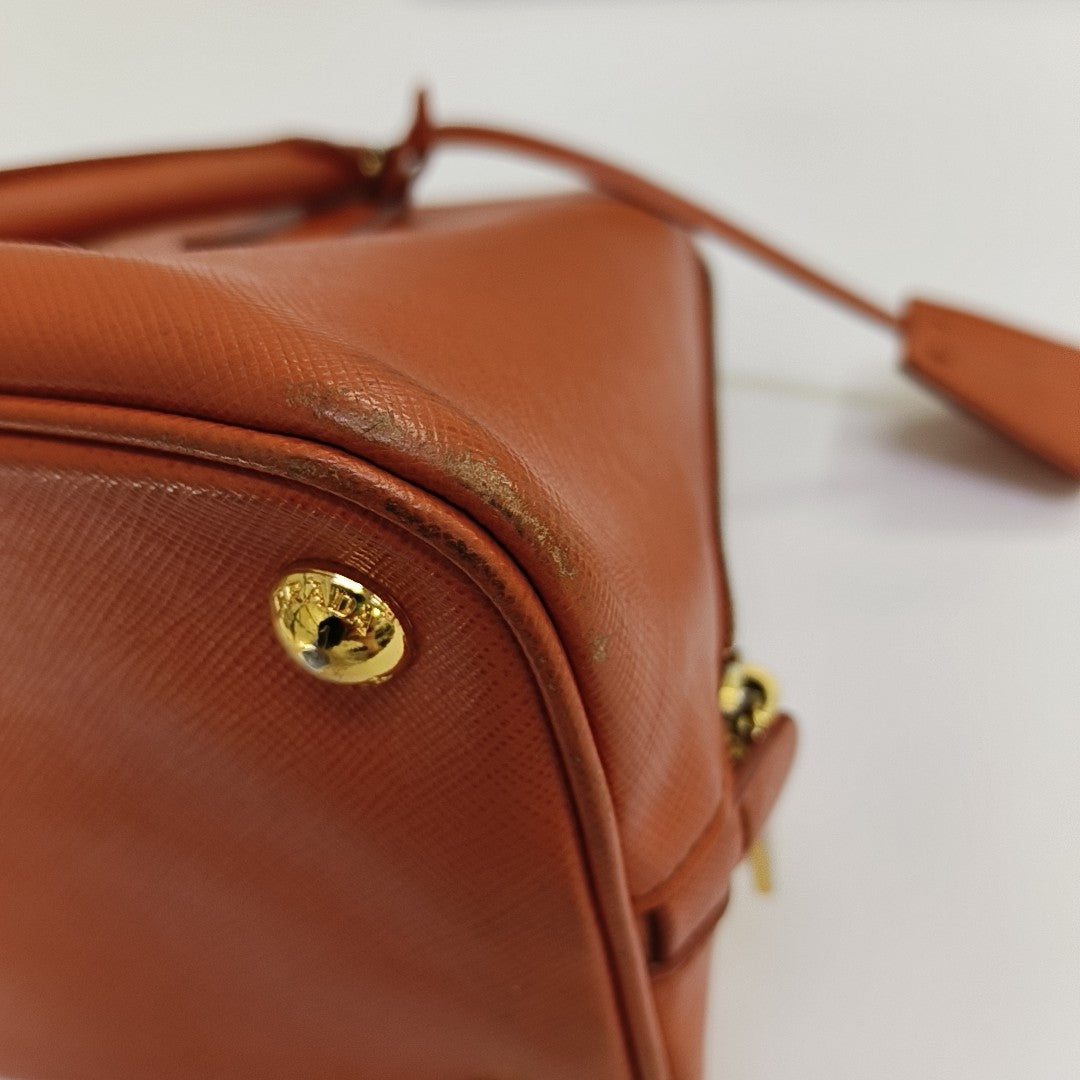 Promenade Saffiano Calfskin Orange