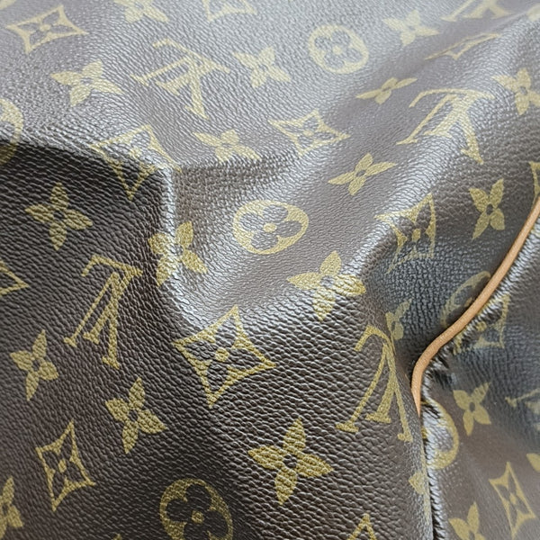 SAC SOUPLE 55 Monogram Coated Canvas Brown