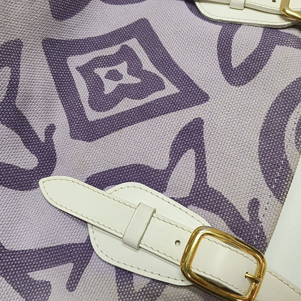 TAHITIENNE CABAS MM Monogram Canvas Purple