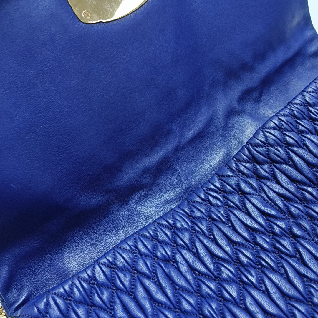 Crystal Quilted Lambskin Purple