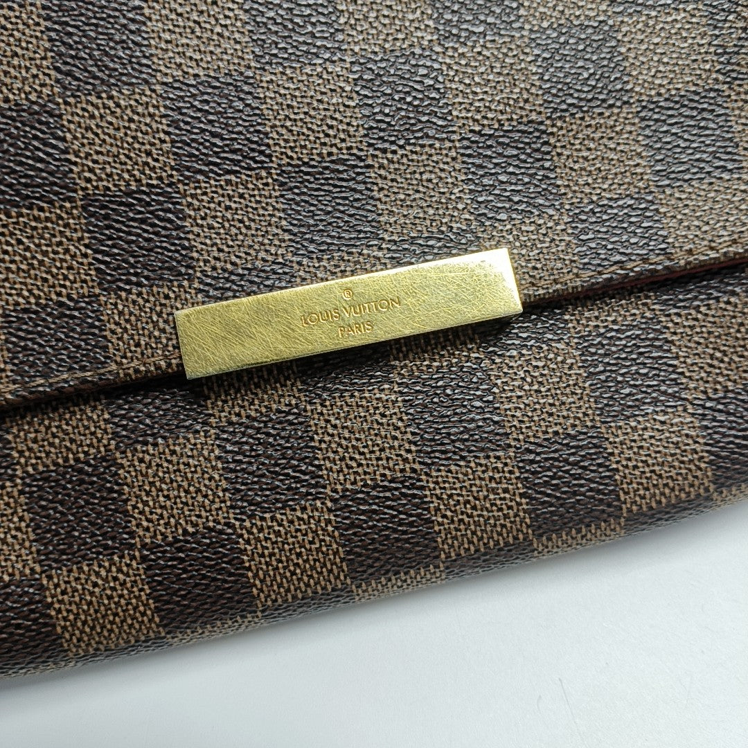 FAVORITE PM Coated Canvas Brown