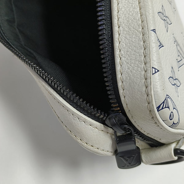 DUO Monogram Calfskin White