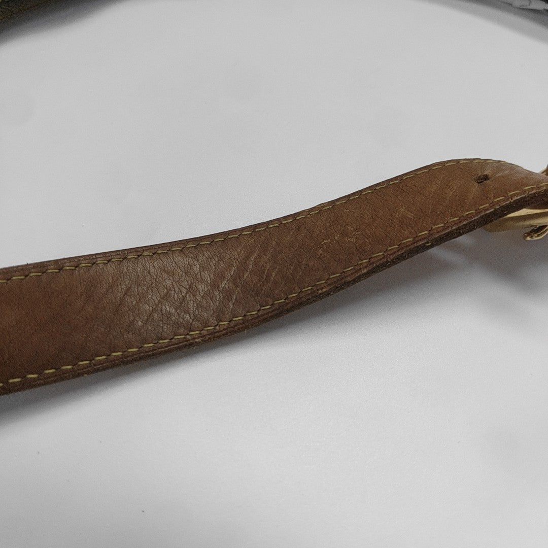 VINTAGE THAMES GM Monogram Coated Canvas Brown