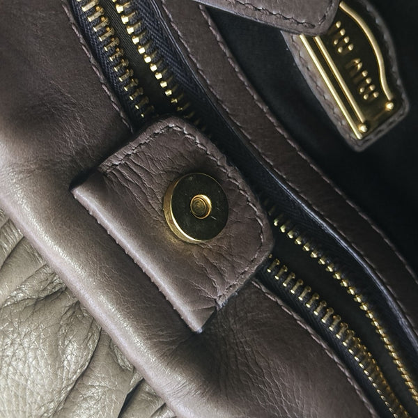 Calfskin Tote Bag Brown