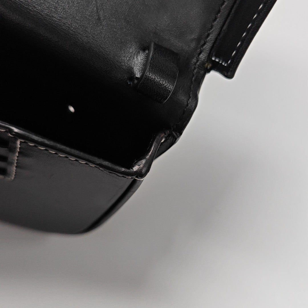 Heel Calfskin Black