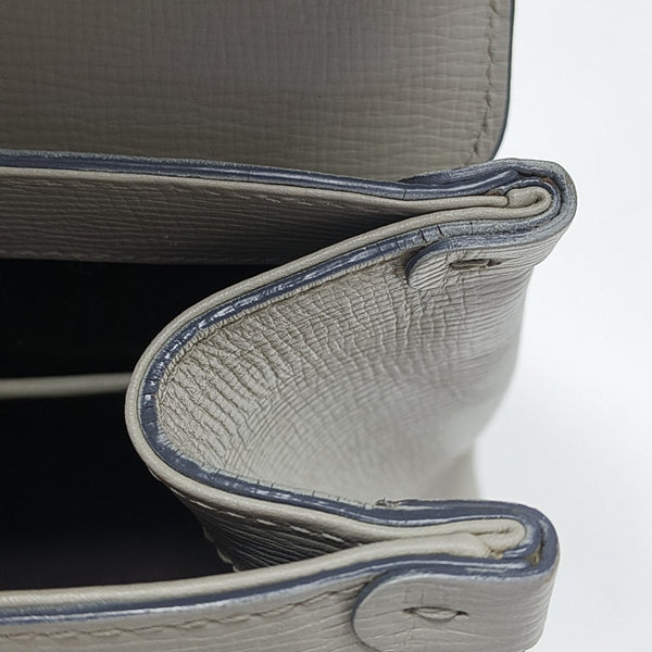 Calfskin Shoulder Bag Gray