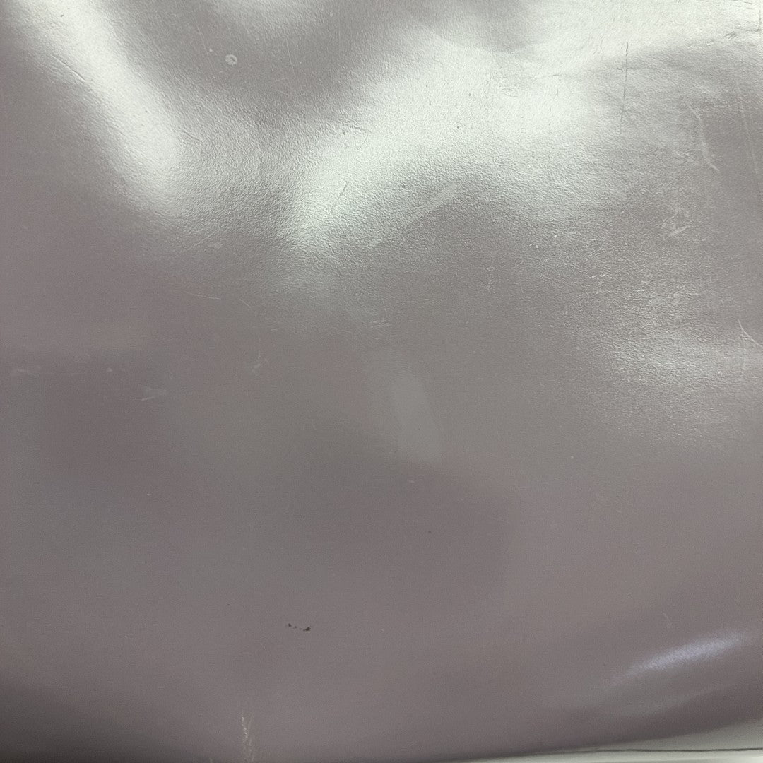 Calfskin Top Handle Bag Purple