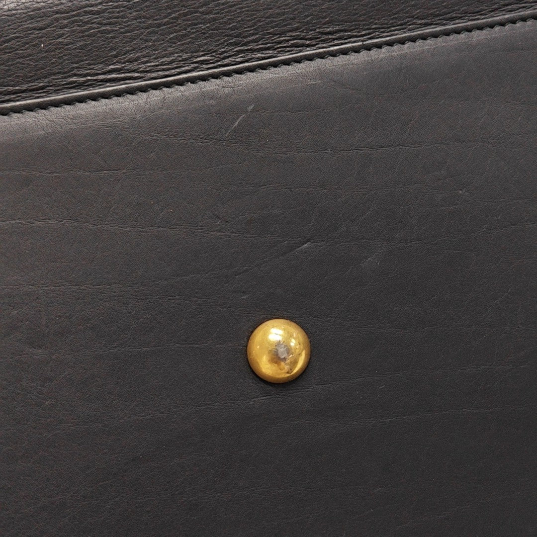 CHYC Y LIGNE Medium Calfskin Black