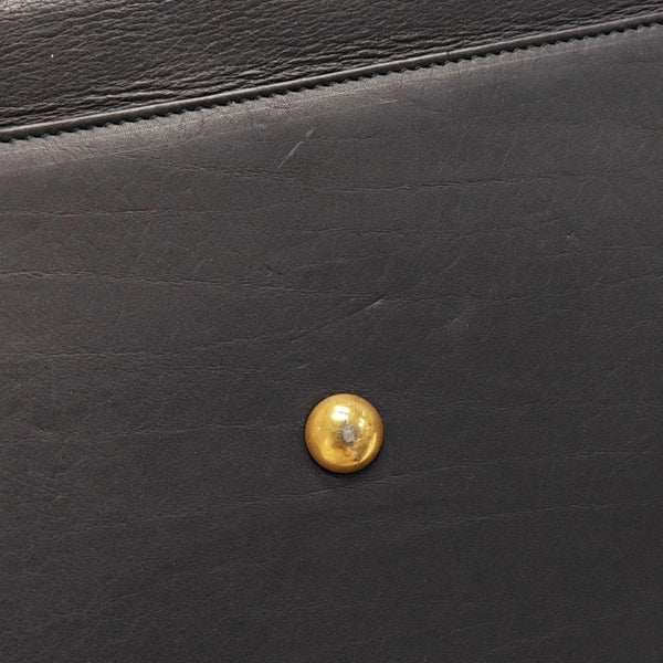 CHYC Y LIGNE Medium Calfskin Black