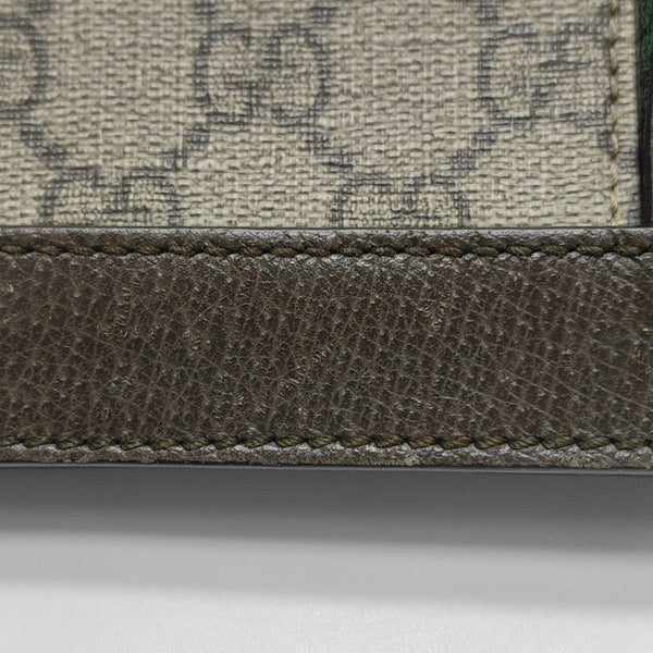 Ophidia Small Monogram Coated Canvas Beige