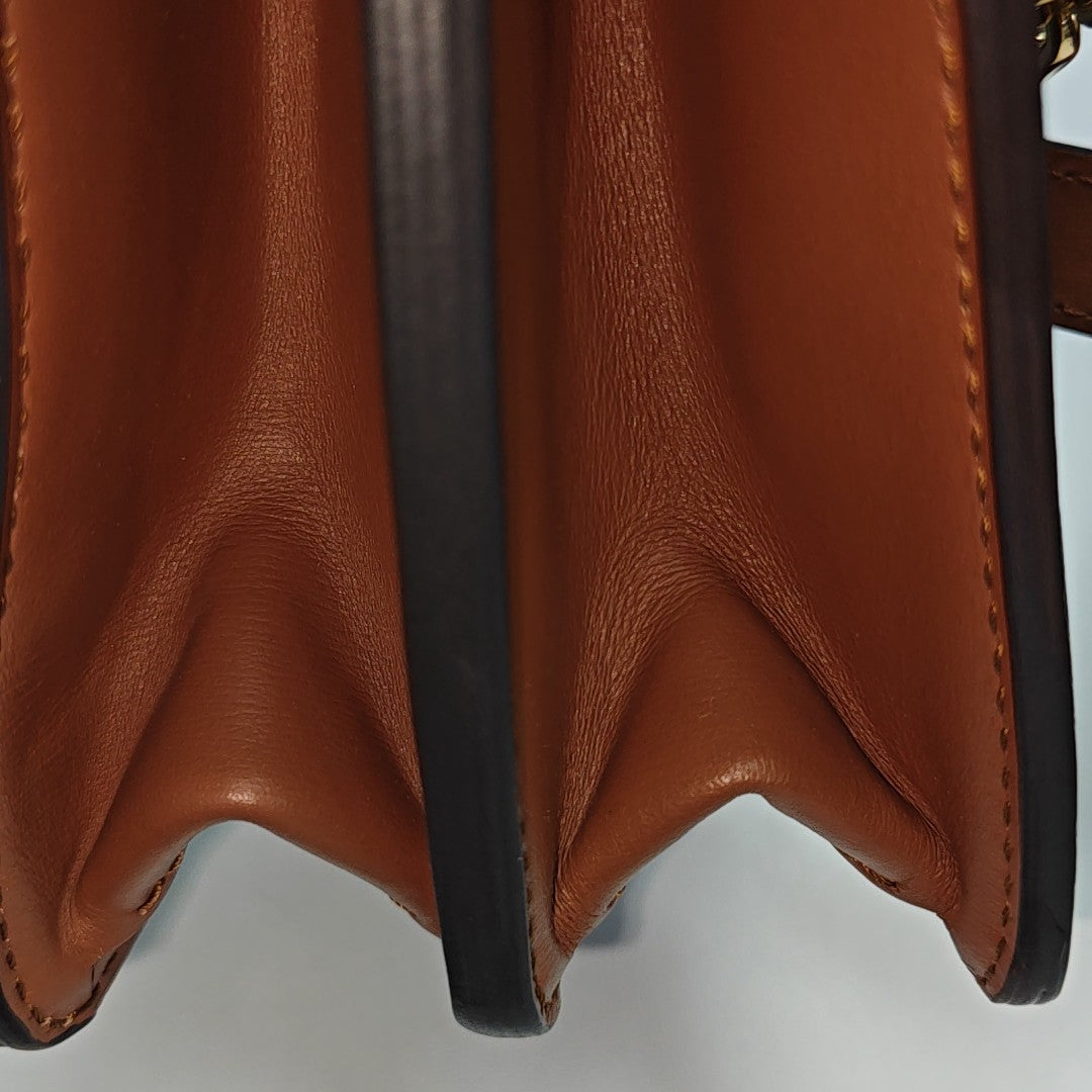DAUPHINE MM Monogram Coated Canvas Brown