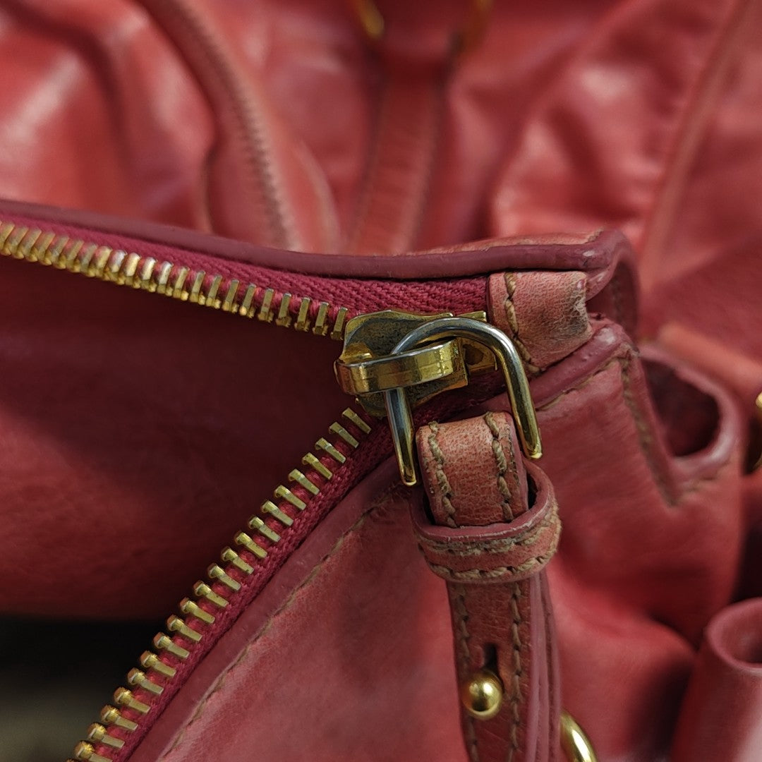 Bow Calfskin Red
