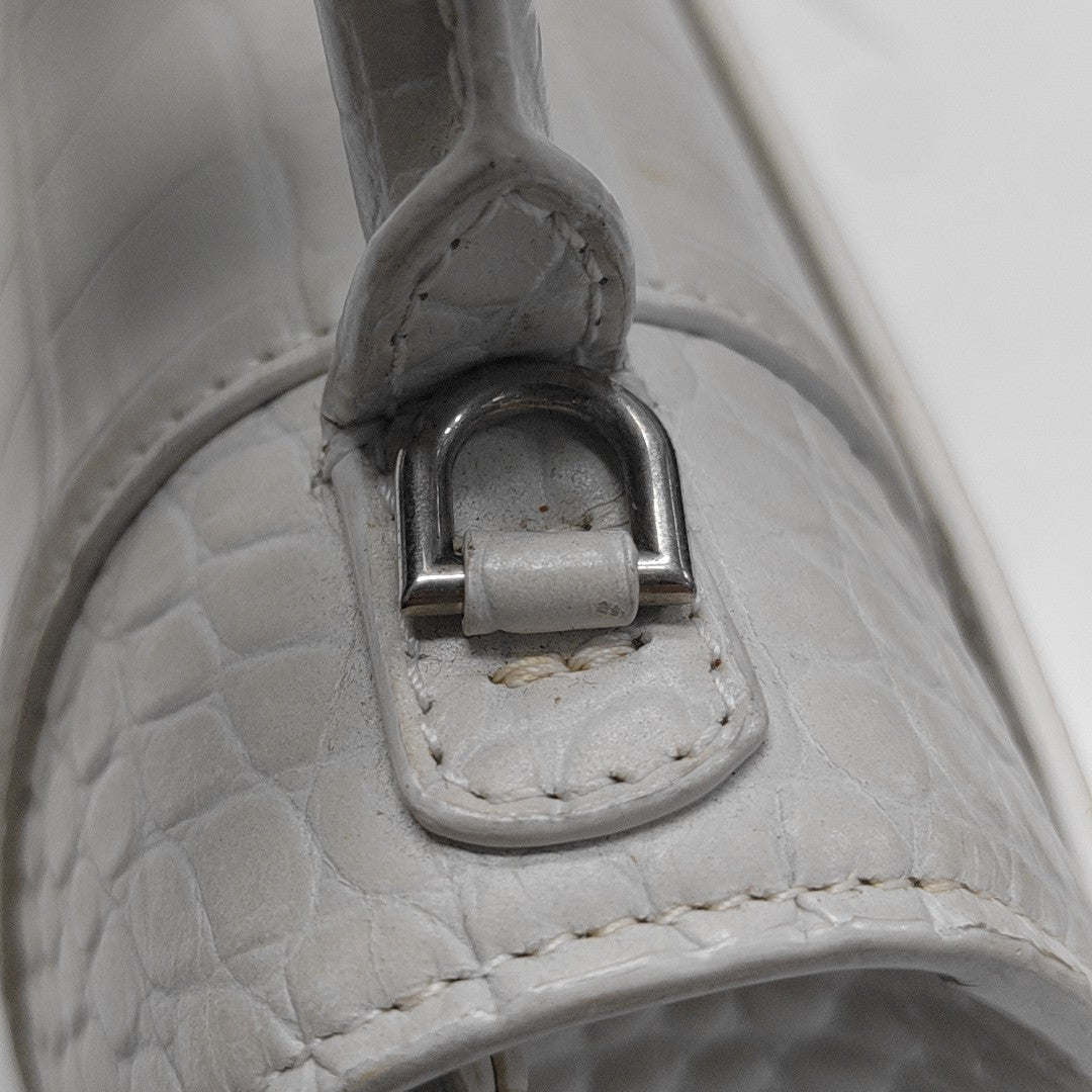 Hourglass S Calfskin White