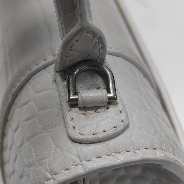 Hourglass S Calfskin White