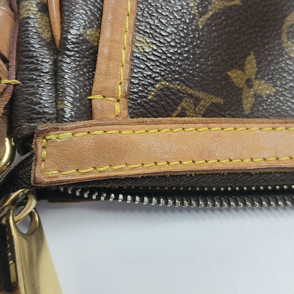 TULUM GM Monogram Coated Canvas Brown
