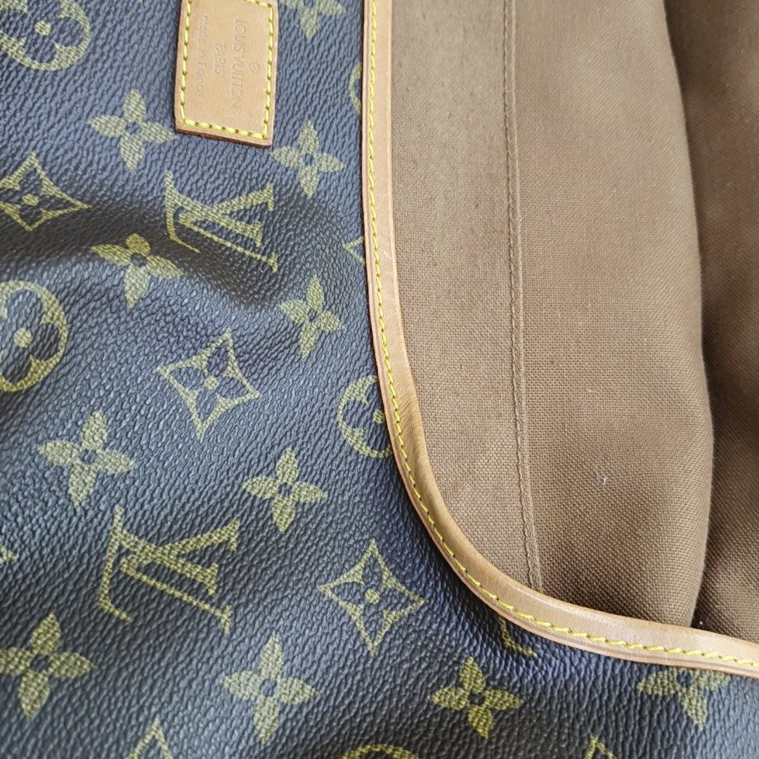 SAUMUR 35 Monogram Coated Canvas Brown