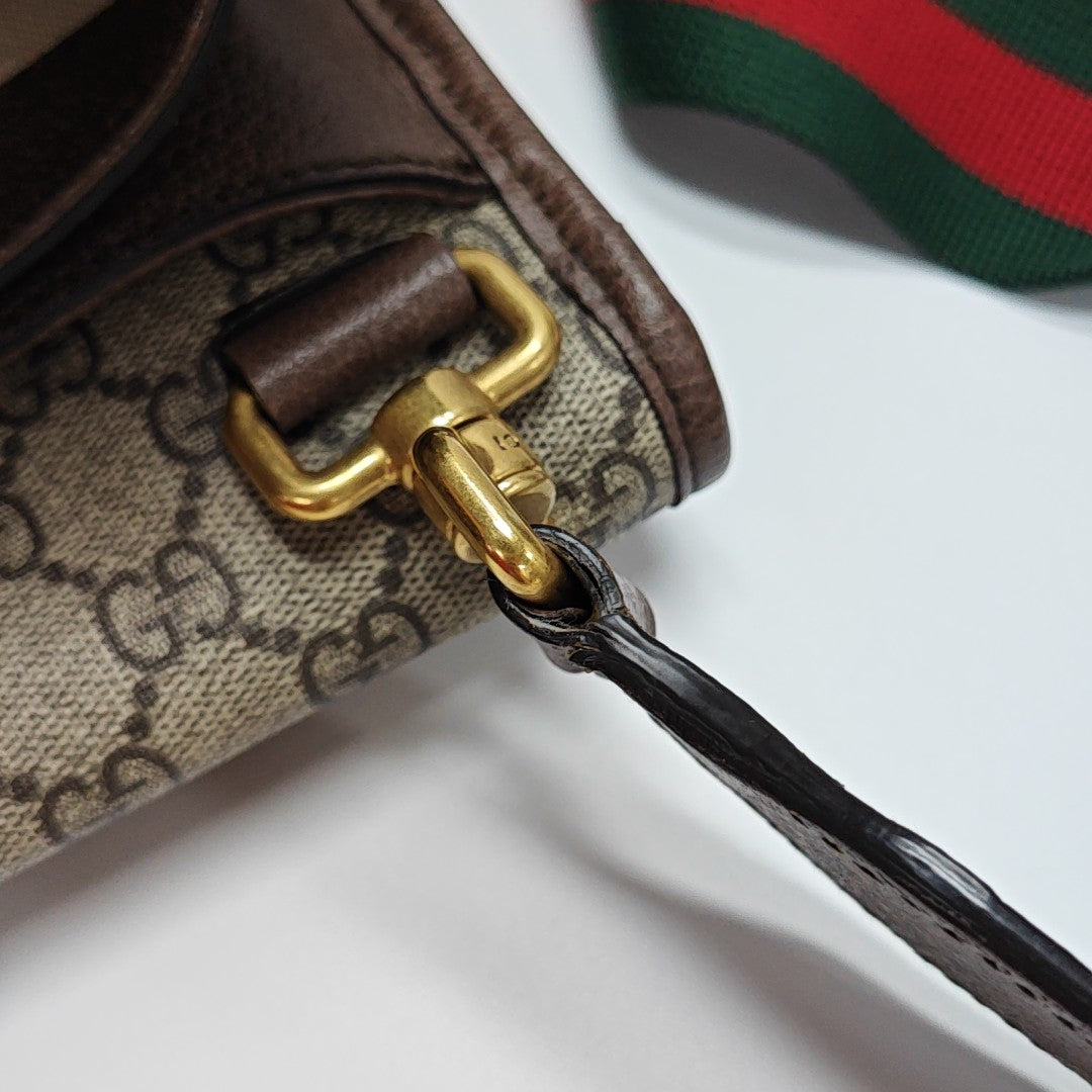 Neo Vintage Large Monogram Coated Canvas Brown