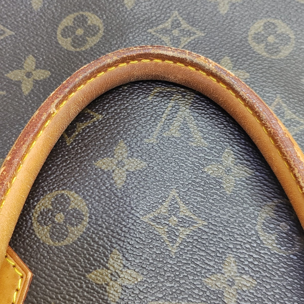 SAC PLAT GM Monogram Coated Canvas Brown