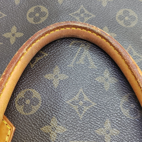 SAC PLAT GM Monogram Coated Canvas Brown