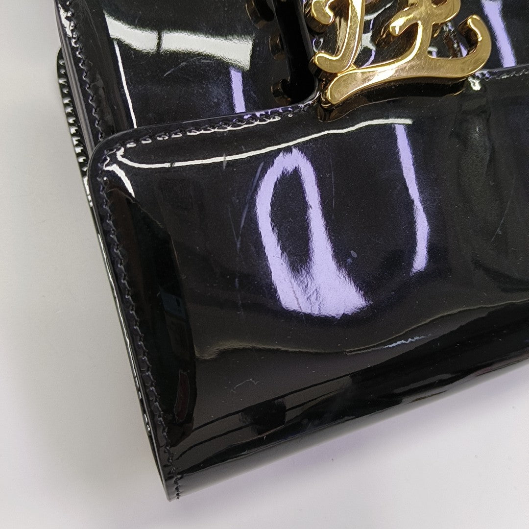 Karligraphy Patent Leather Black