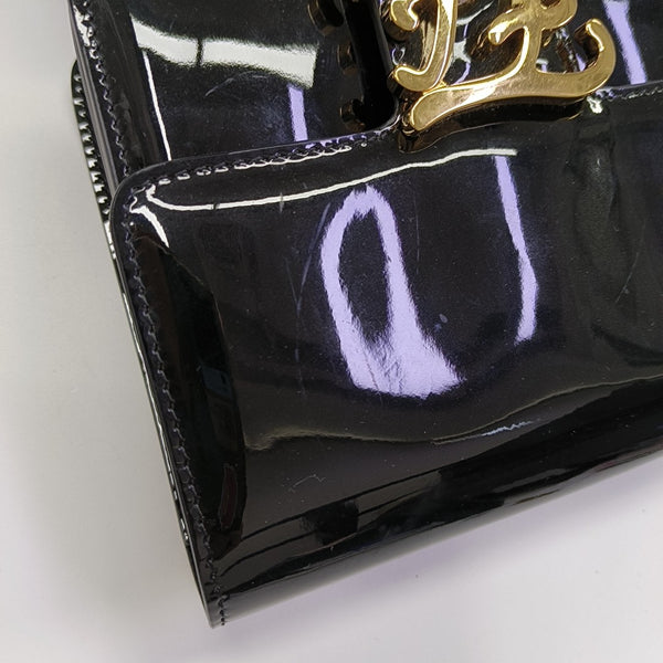 Karligraphy Patent Leather Black