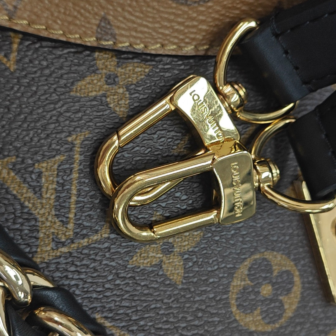 TWINNY Monogram Coated Canvas Brown