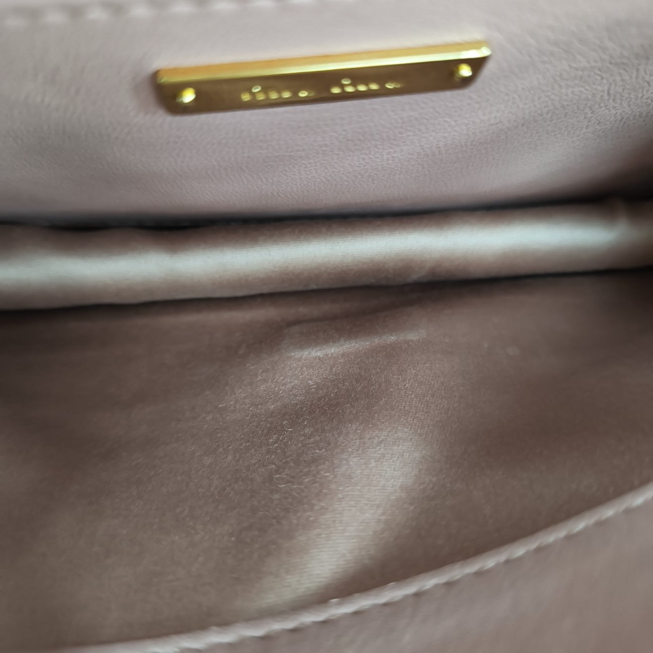 My Miu Quilted Lambskin Pink