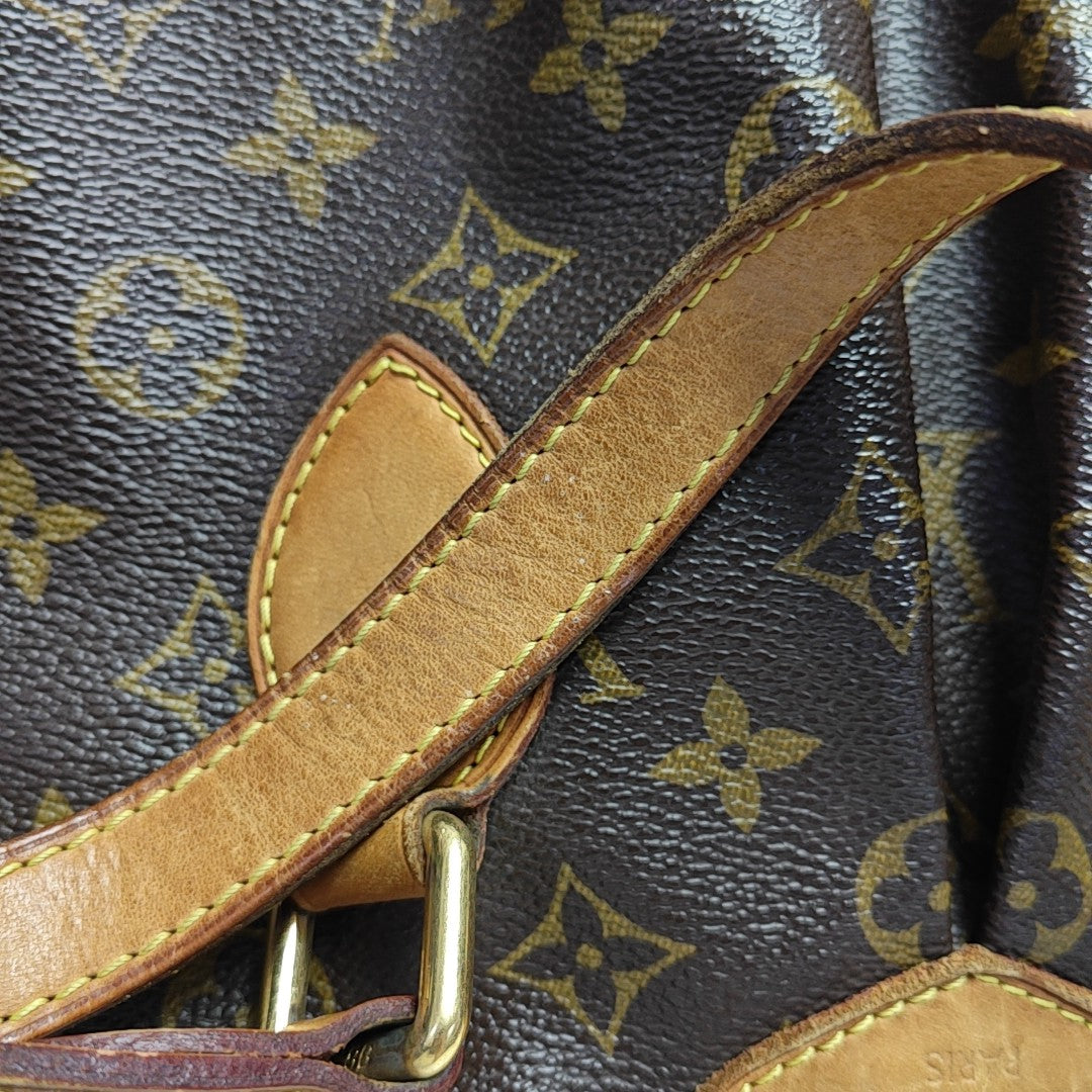 PALERMO PM Monogram Coated Canvas Brown